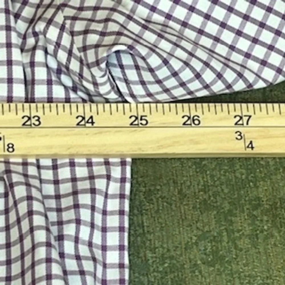 Peter Millar NanoLuxe Easycare Gingham Check Button‎ Down Shirt XXL Mens